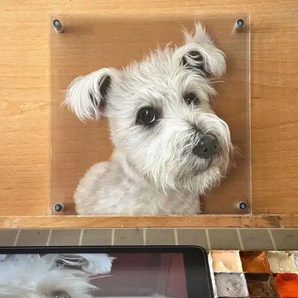3D glass pet portrait-Mini portable - Image 6