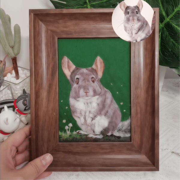 Flat Pet Felt Painting-tow pet - Image 9