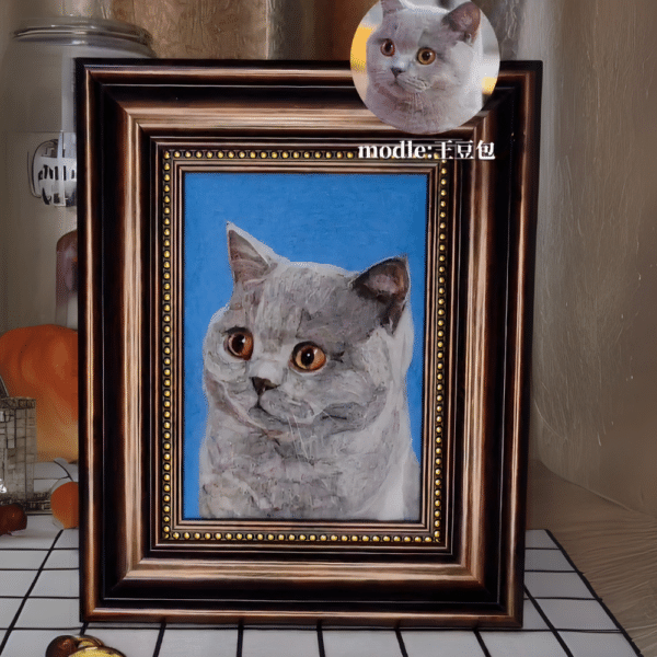 Flat Pet Felt Painting-tow pet - Image 8