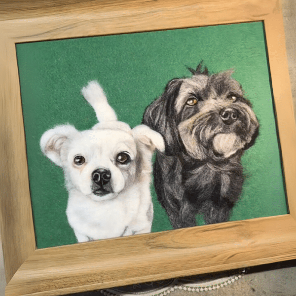 Flat Pet Felt Painting-tow pet - Image 4