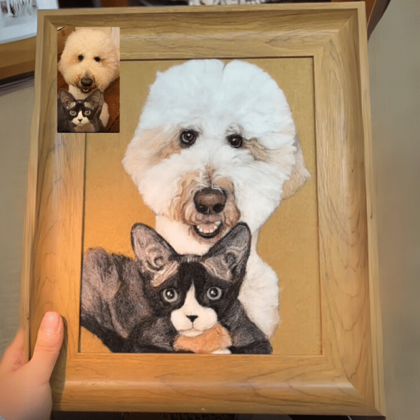 Flat Pet Felt Painting-tow pet - Image 6