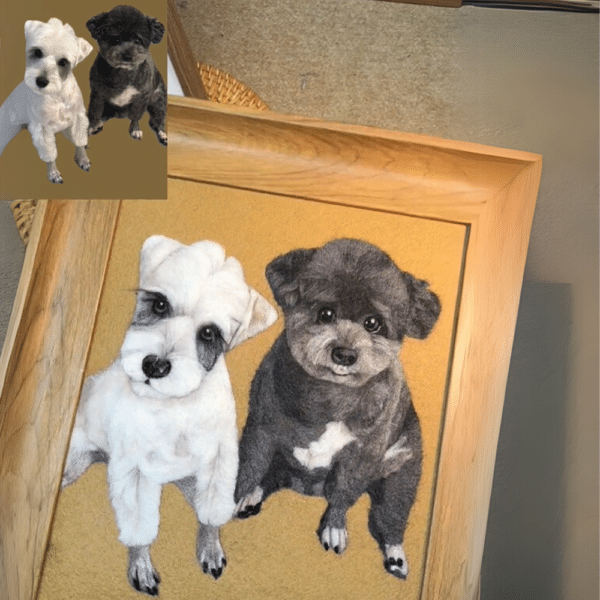 Flat Pet Felt Painting-tow pet - Image 7