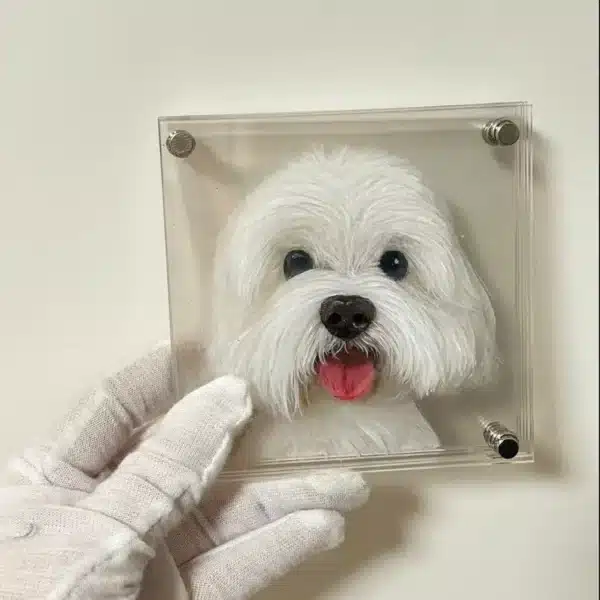 3D glass pet portrait-Mini portable - Image 5