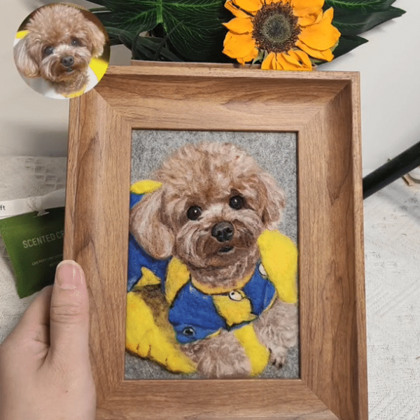 Flat Pet Felt Painting-one pet - Image 9