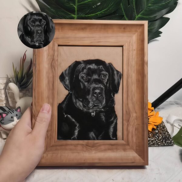 Flat Pet Felt Painting-one pet - Image 5